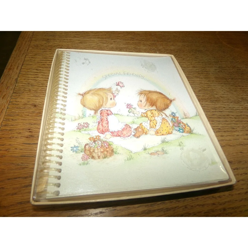 Vintage 1981 Hallmark Betsey Clark Address Book Special Friends Desk Topper USA